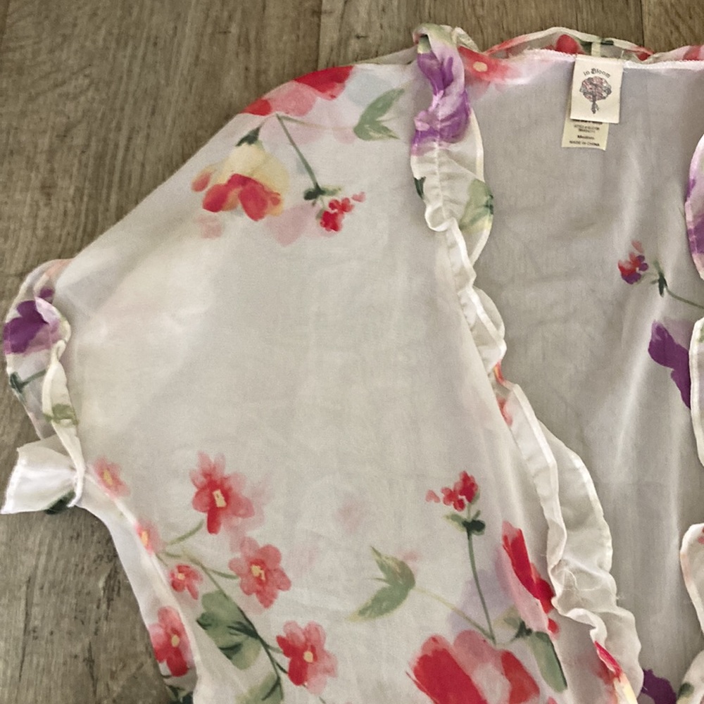 In Bloom Feminine Robe Floral Size M - Picture 10 of 10
